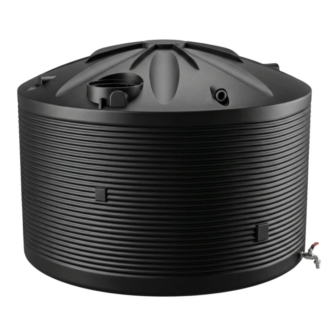22,500ltr Round Poly Water Tank